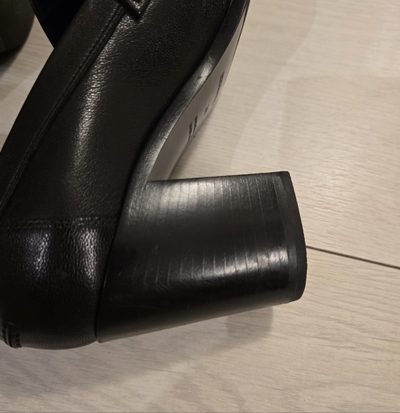 Hermes Black Leather Loafers - Picture 7 of 12